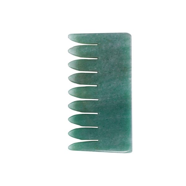 Jade Comb Crystal Head Massage Comb Meridian Comb - Image 5